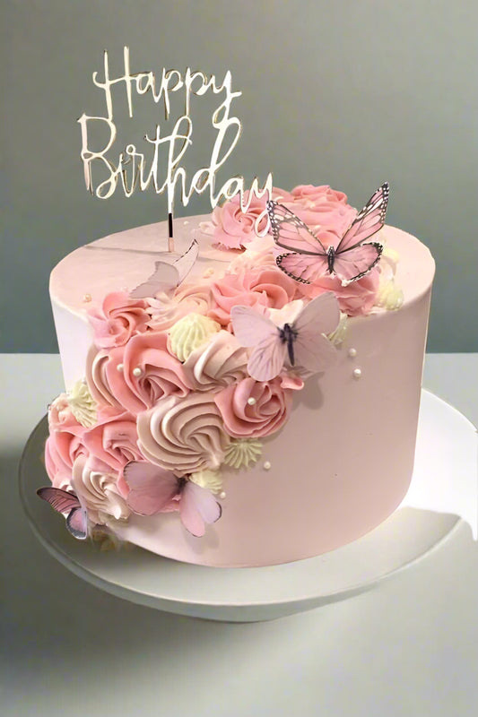 Birthday Whtie Forest cake
