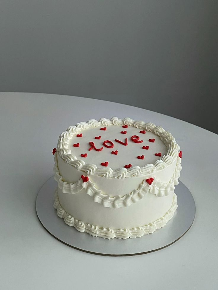 Valentine’s Day white Forest cake