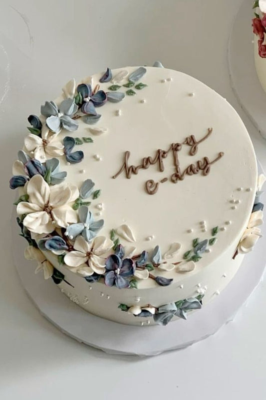 Bloom Birthday cake